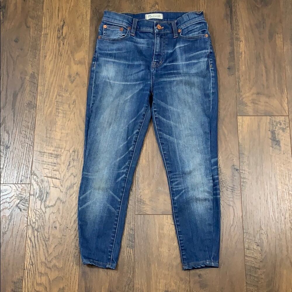 Madewell High Rise Alley Straight Jeans